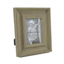 Distressed Finish Plastic Photo Frame for Home Decoration